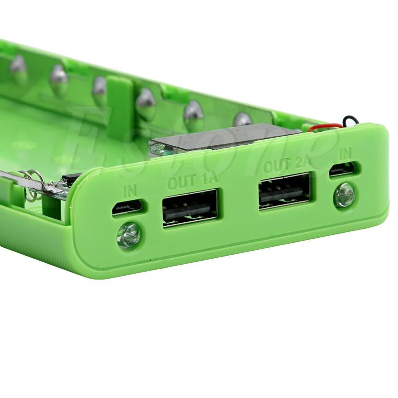 TCAM USB портативное зарядное устройство DIY Pack 8 шт. 18650 батарея чехол держатель для
