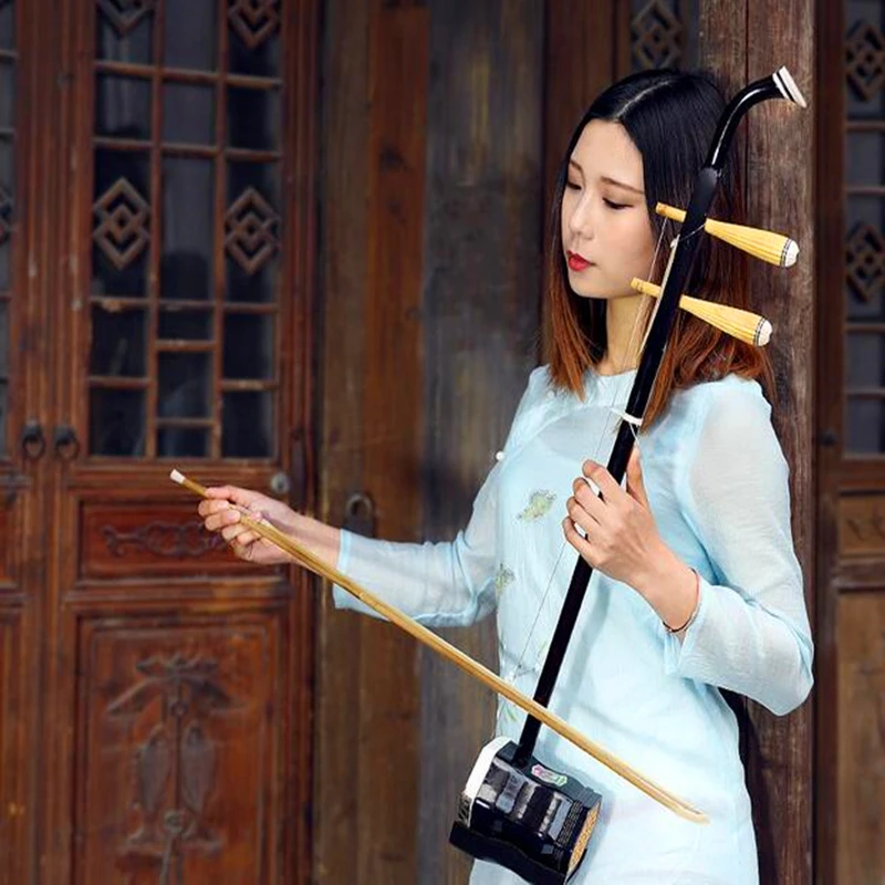 Китайский струнный инструмент Erhu Huqin эксклюзивный гравированный код китайские