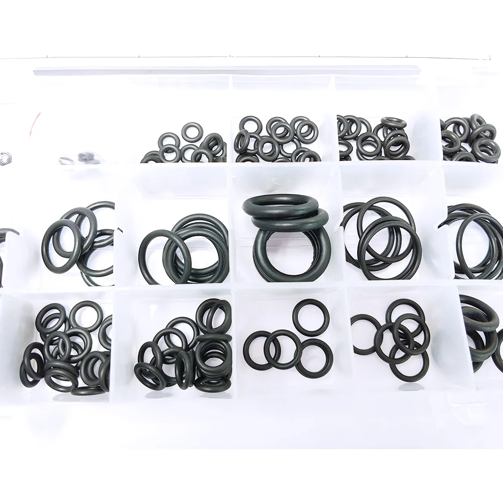 Ederivo 18Kinds 225PCS Boxed Tool Rubber O Ring O-Ring Washer Gasket Automotive Seals Assortment Black For Car Universal | Автомобили и