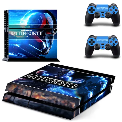 Star Wars battleпередний 2 наклейка для PS4 виниловая наклейка, стикер для консоли sony Playstation 4 и 2 контроллера наклейка для PS4 наклейка - Цвет: GYTM1292