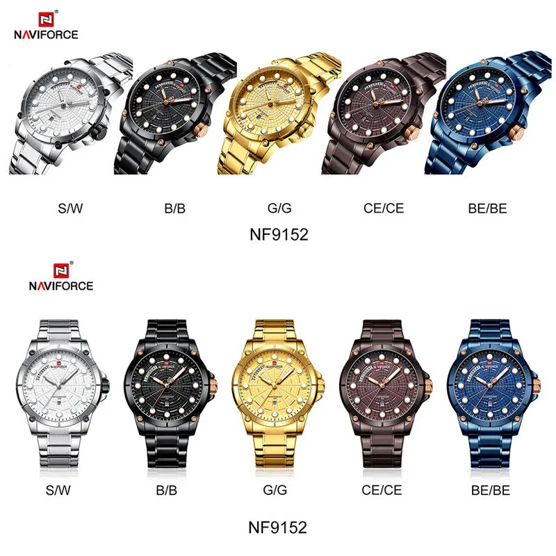 Relogio Masculino NAVIFORCE мужские часы спортивные водонепроницаемые наручные военные