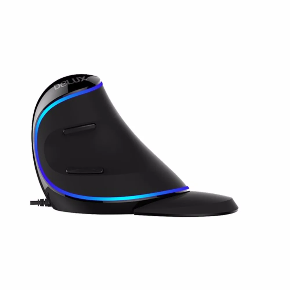 Мышь Delux M618 Plus Вертикальная оптическая проводная 1600 DPI|wired vertical mouse|vertical mouseoptical mouse |