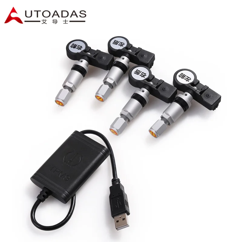 Автомобиль TPMS для автомобиля dvd-плееры DVR Поддержка android система PSI BAR 4 Внутренних