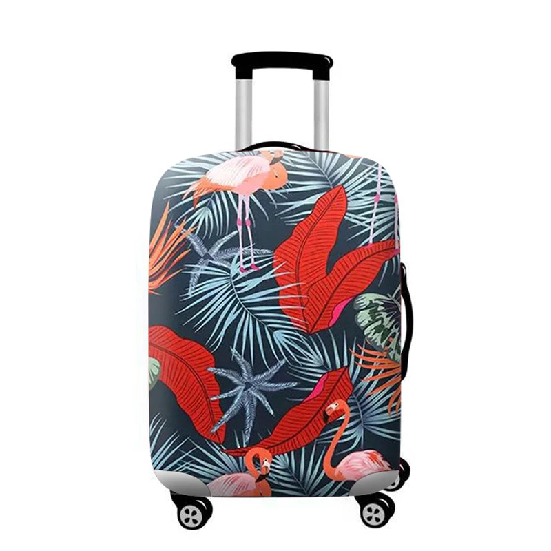 Защитный чехол на чемодан OKOKC Flamingo растягивающийся для S / M L XL подходит чехлов 18 32