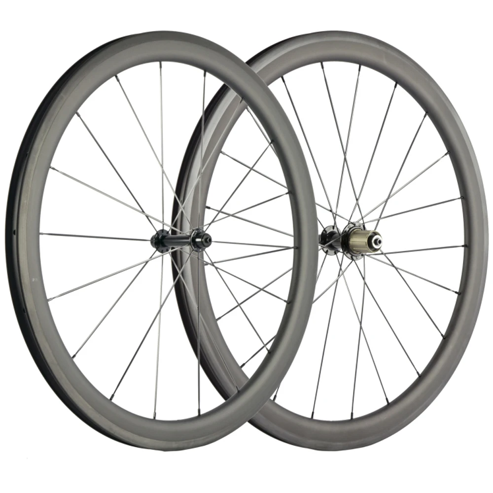 

New arrival Carbon Wheels 700C Road Bicycle Wheelset 45mm Clincher Cycle Wheels 25mm U shape high Performance wheels