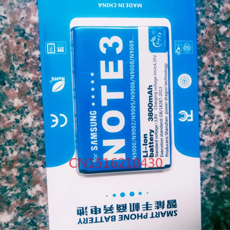 Аккумулятор B800BE/B800BC для Samsung Galaxy Note 3 N9000 N9005 N9002 N9008 N9009 N9006 N900 3800 мАч|battery for samsung|battery