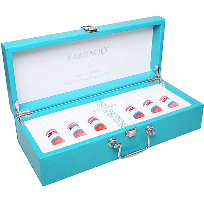 FAMISOO 6 шт. профессиональные пигментные чернила для макияжа пигменты бровей