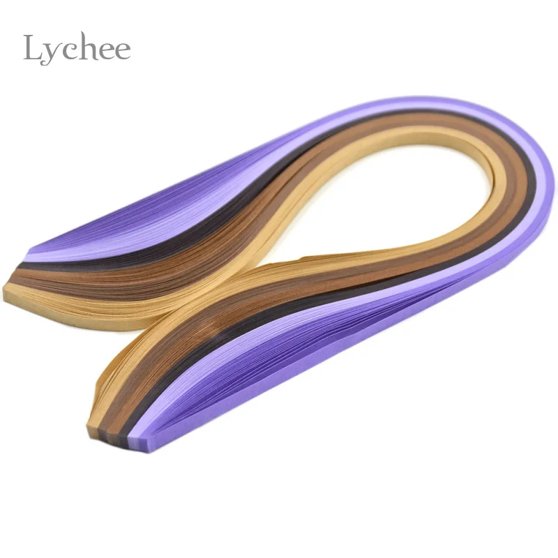 Lychee Life 120 полосатая бумага для квиллинга 5 мм Ширина ассорти цветов оригами Бумага для рукоделия Скрапбукинг Бумага с прорезями Свадебный декор - Цвет: 3