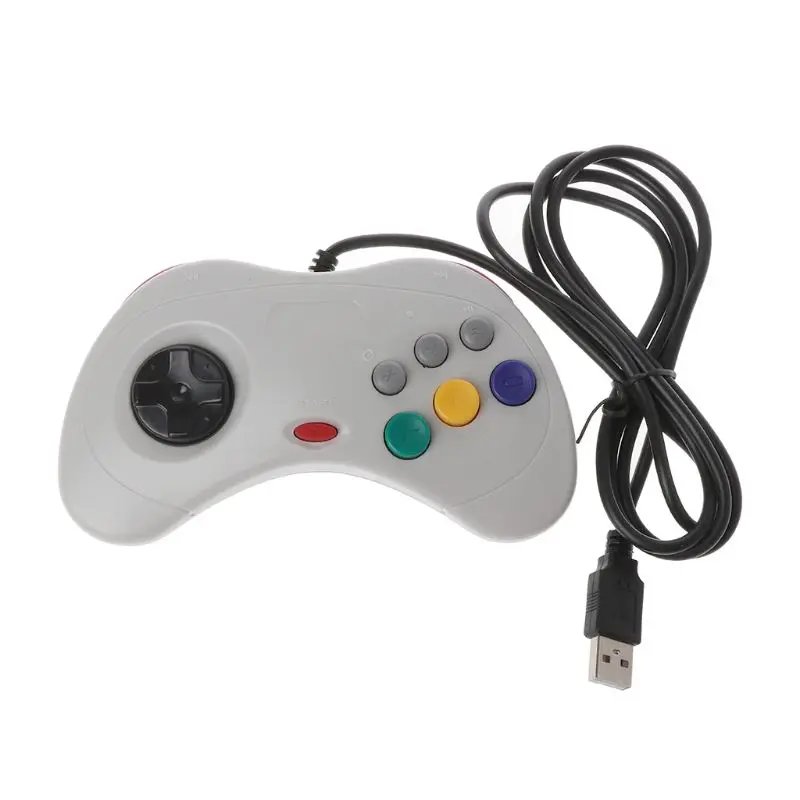 USB классический геймпад проводной игровой контроллер Joypad для sega Saturn PC