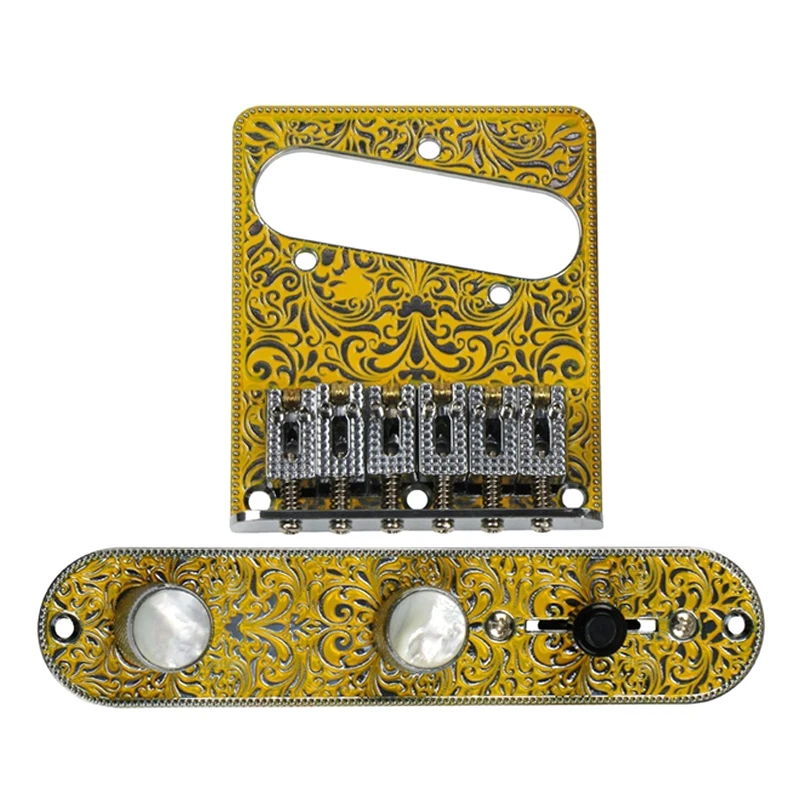 6 седловых гитарных звукосниматель мостовой с винтажными направляющими для