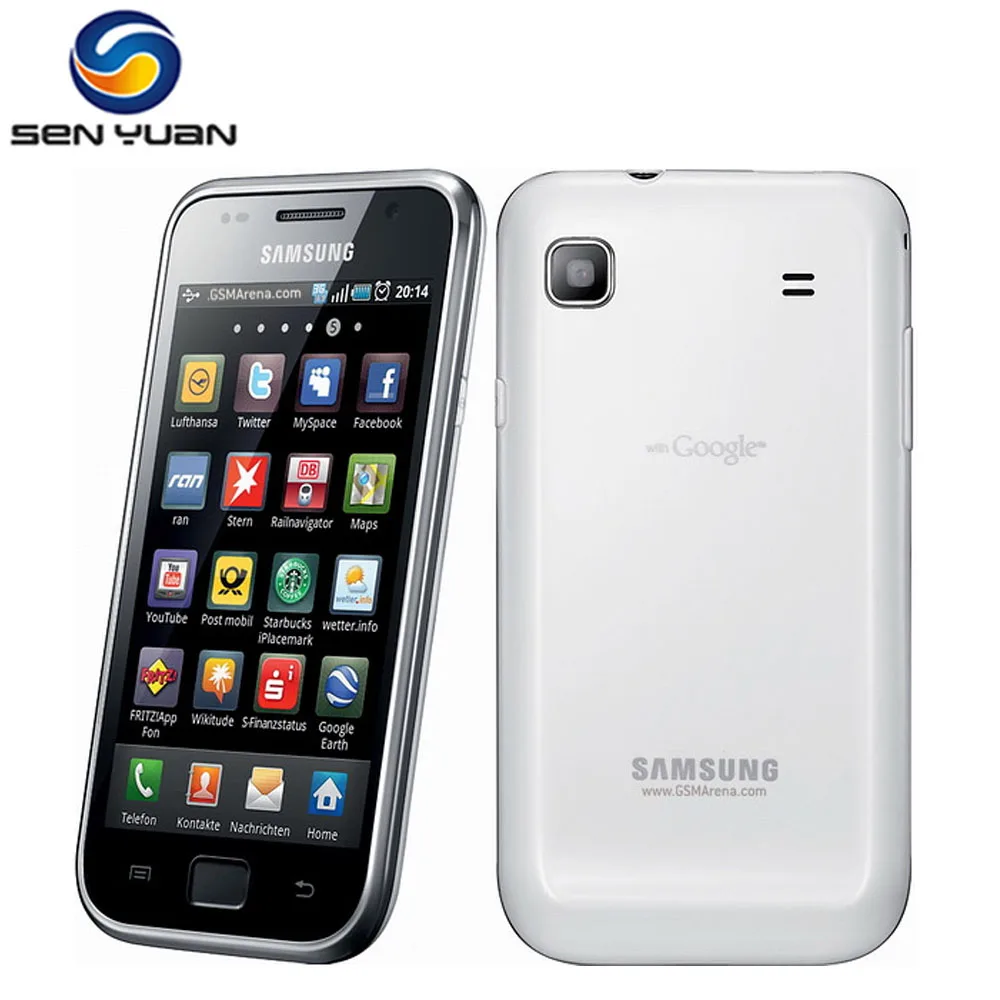 samsung I9000 Galaxy S мобильный телефон 3g WiFi gps 5MP 4," сенсорный экран 8 Гб rom 512 ram i9000 сотовый телефон