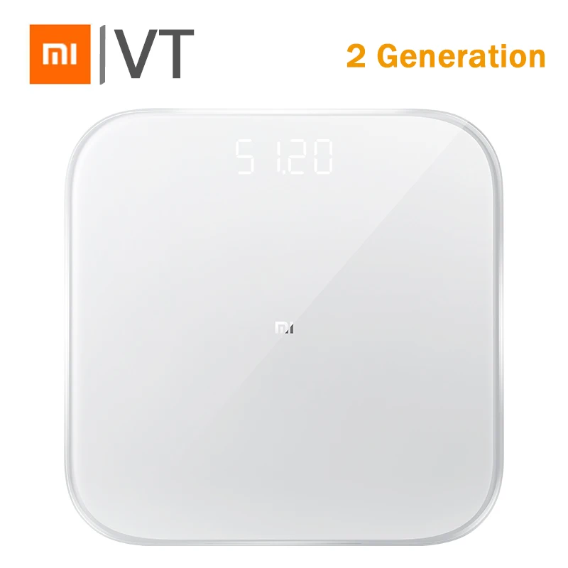 Оригинальные весы Xiaomi Smart weight Scale 2 Mi Weight цифровые с поддержкой Android 4 iOS 7 и Bluetooth