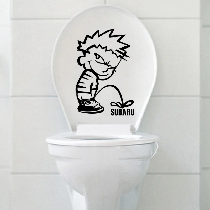 Милые цитаты для мальчиков забавная Новинка наклейка сиденья унитаза модная 3D