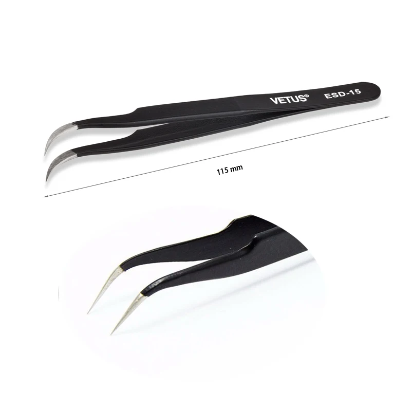 Пинцеты прямые из нержавеющей стали для бровей изогнутые инструменты