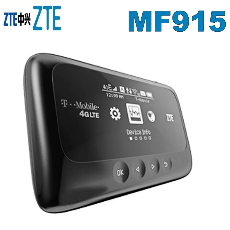 

Разблокированный мобильный широкополосный Wi-Fi роутер ZTE MF915 Z915 4G
