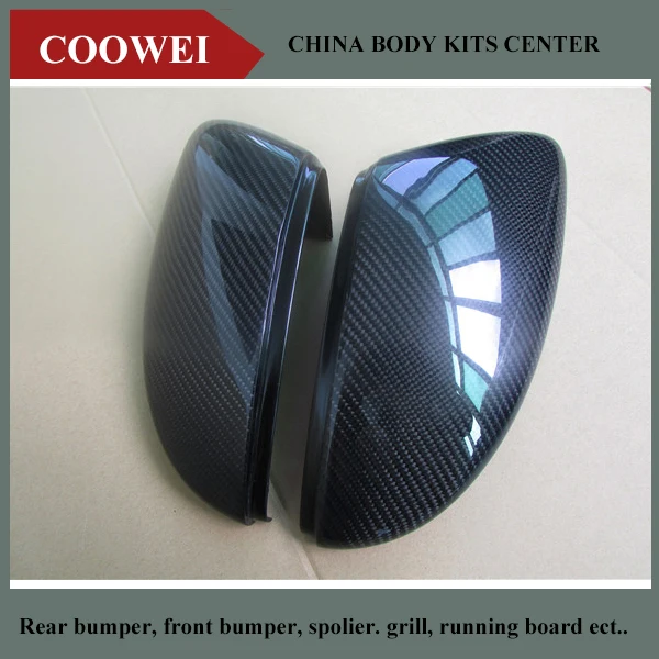 Одна пара сменные боковые зеркала заднего вида из углеродного волокна для VW SCIROCCO