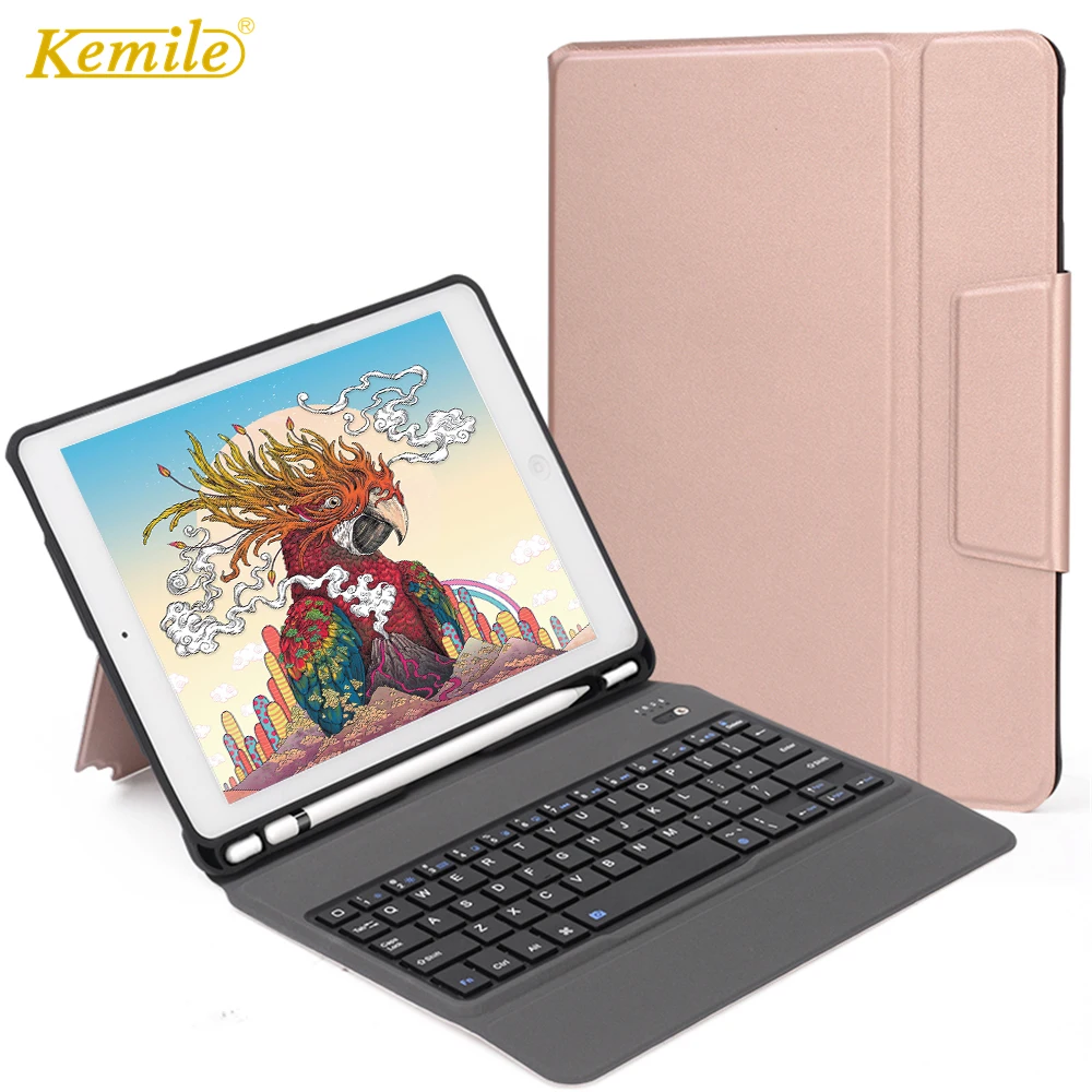 Чехол с клавиатурой Bluetooth для iPad 2018 9 7 Вт подставка карандашей ультратонкий