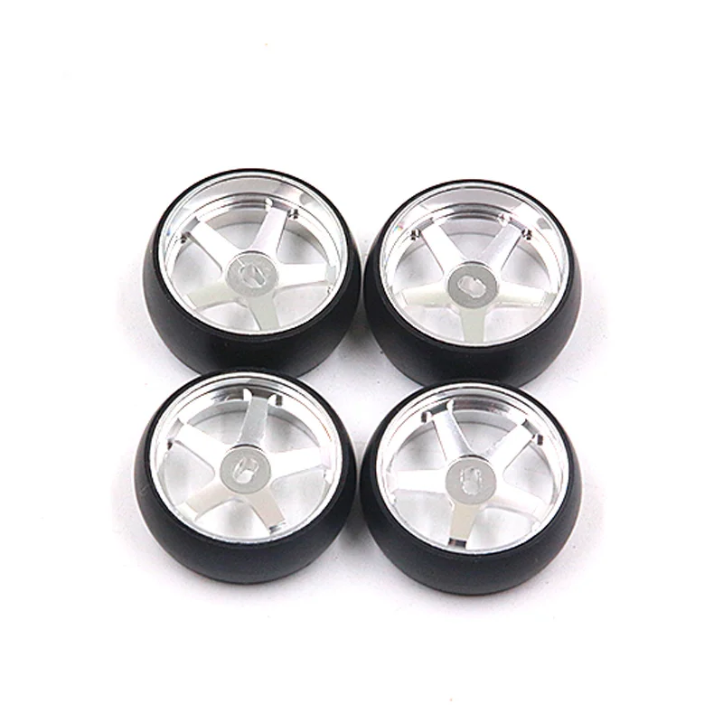 22mm 4pcs wide 4 шт./лот обновленные аксессуары 1:28 MINI-Z MINI-D MINI-Q Высокоточный дрейф имитация комаров автомобиля металла для колес Стикеры для колеса шины/20 мм/22 мм - Цвет: 22mm 4pcs wide