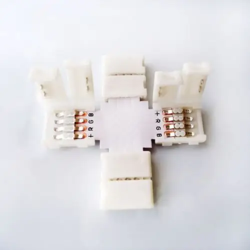 Бесплатная доставка 10 шт. мм ширина 4 pin &quot+&quot пайки разъем типа для 5050 RGB