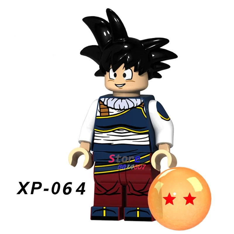 XP064 Один строительный конструктор Super Mario Bros Luigi Dragon Ball Z Torankusu мультфильм серии модель кирпич детские игрушки для детей - Цвет: XP064