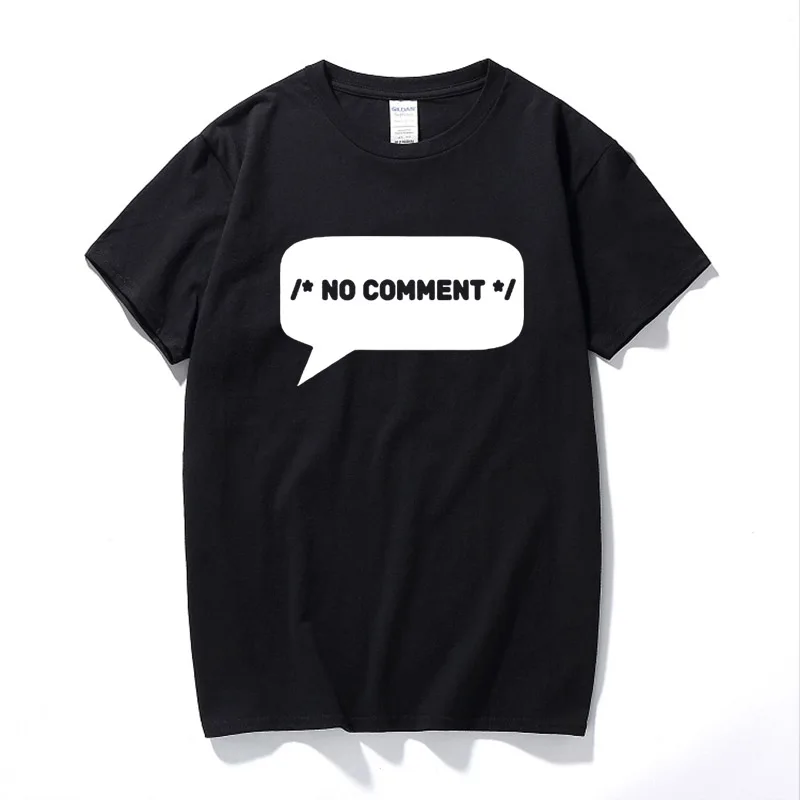 Летняя мужская футболка с кодовым кодом разработчика HTML No Com для мужчин новые