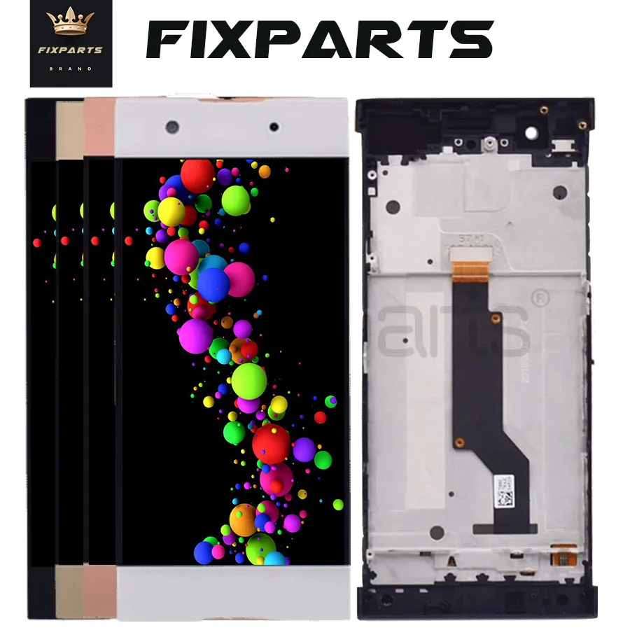 

For Sony Xperia XA1 LCD Display Touch Screen Digitizer Assembly With Frame Replacement G3116 G3121 G3112 For 5.0" SONY XA1 LCD