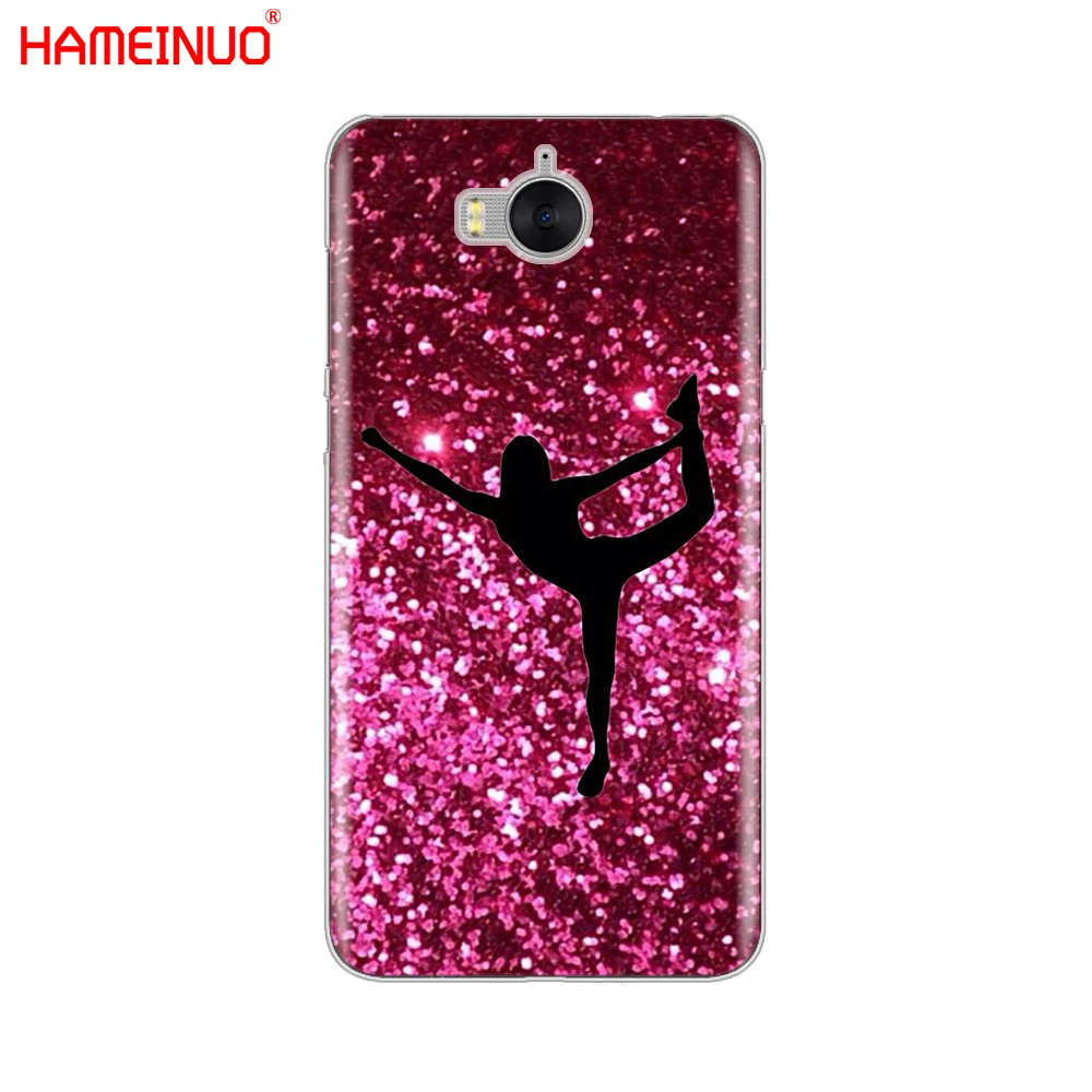 HAMEINUO гимнастический силуэт сотовый телефон чехол для huawei honor 3C 4X 4C 5C 5X 6 7 Y3 Y6 Y5 2 II Y560
