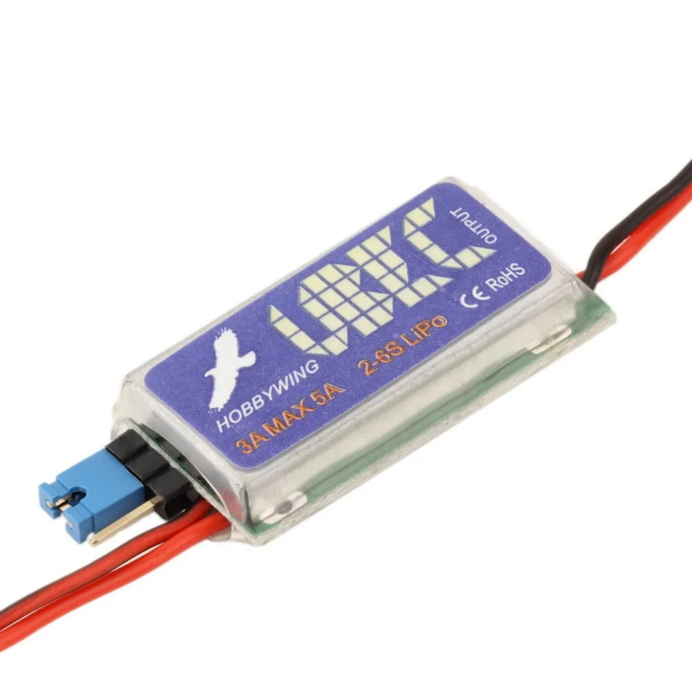 5V / 6V HOBBYWING RC UBEC 3A Max 5A самый низкий RF шум BEC полное Экранирование антипомех
