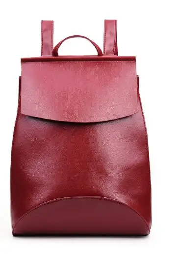 

High Quality Women Backpack Youth Leather Backpacks for Teenage Girls Female School Shoulder Bag Bagpack mochila 8966