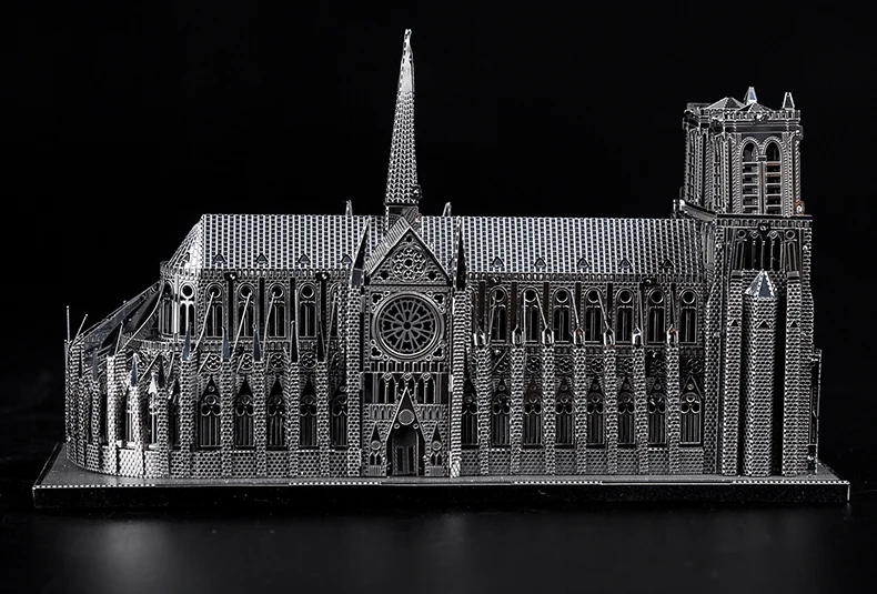 Notre Dame 3D взрослые головоломки ночные светильники светодиодные лампы свадебные украшения Новинка подарки мини красочные DIY спальня домашний декор статус