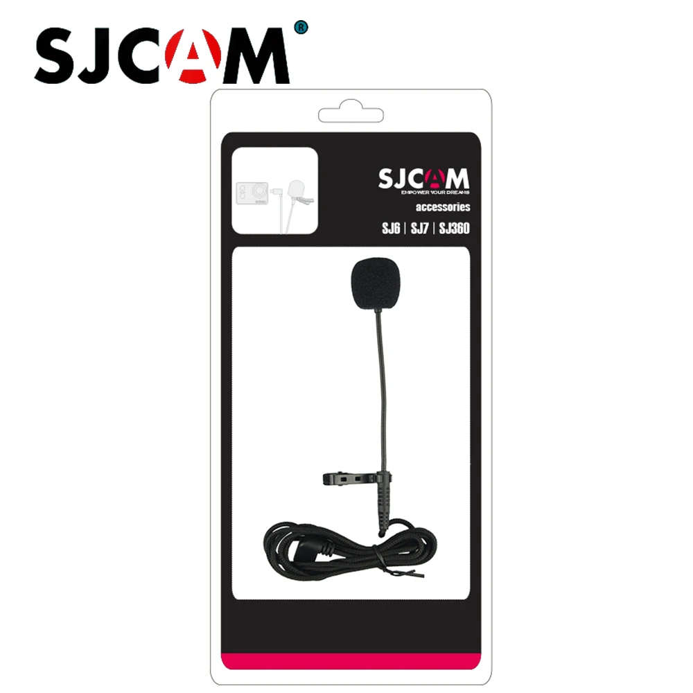 Оригинальный SJCAM sj6 sj7 sj360 внешний микрофон Микрофон для Легенда/sj7 Star/sj360 Спорт
