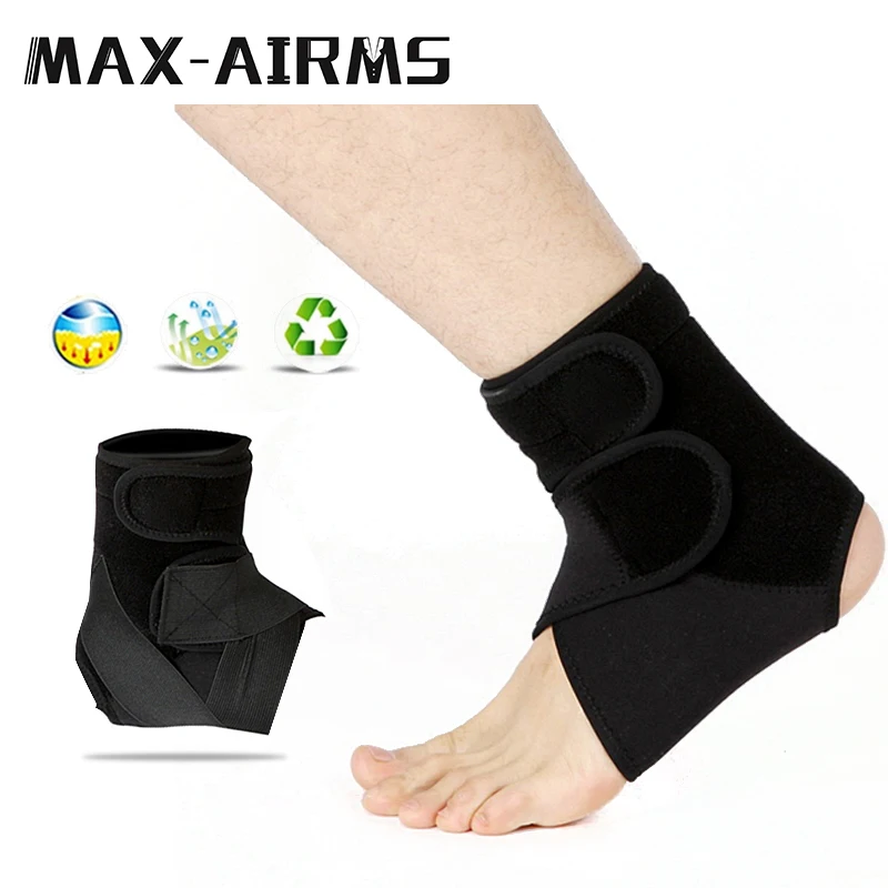 Maxairms 1 шт. бандаж для поддержки голеностопа эластичная защита от прессования