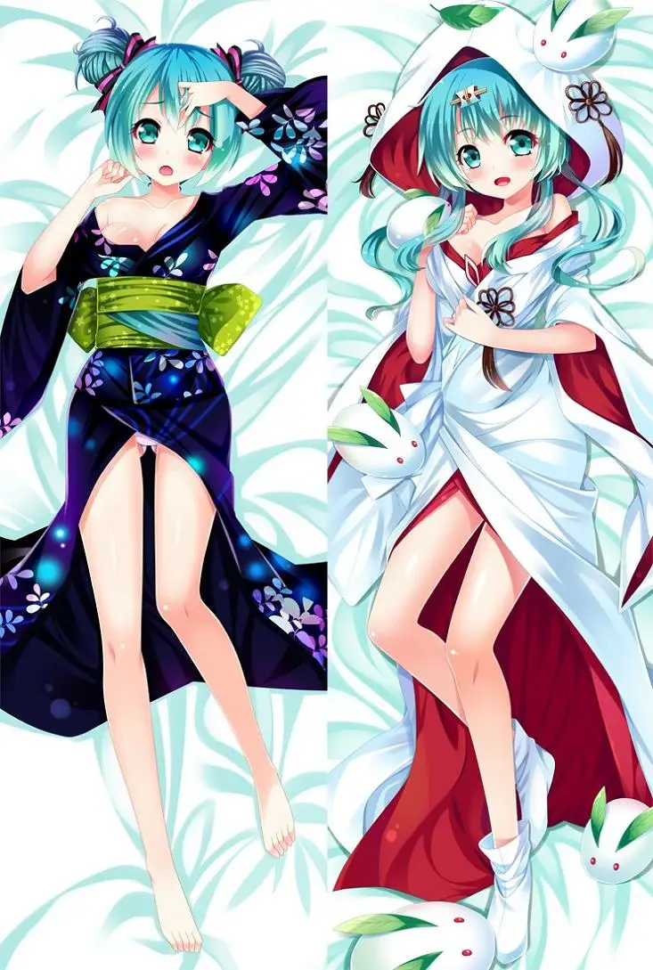 Японское аниме Vocaloid Otaku обнимает тело наволочка чехол Snow Hatsune Miku Y052 Dakimakura - Цвет: G