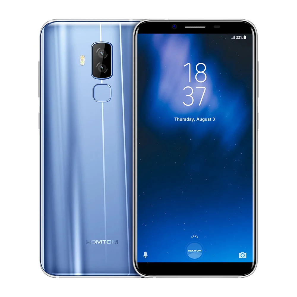HOMTOM S8 смартфон 4G 5 7 &quotHD + Экран 18:9 MTK6750T Octa Core 4 Гб 64 16.0MP 5.0MP двойные задние 13.0MP