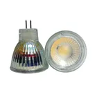 12 В ACDC MR11 G5.3 COB Светодиодный прожектор 3 Вт 210LM 35 мм мини светодиодная лампа стеклянный корпус 5 шт.лот Бесплатная доставка