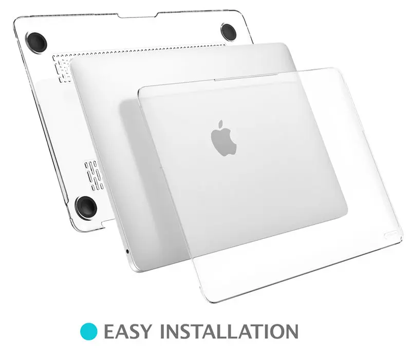 Для MacBook Air 13 дюймов Чехол выпуска A1932 с дисплеем retina подходит для Touch ID i-Blason гладкий прозрачный мраморный Твердый Чехол