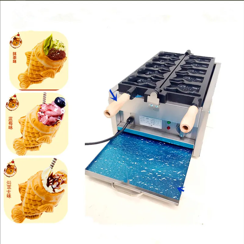 

Electric heating open mouth fish cake machine fish cake ice cream machine ZF