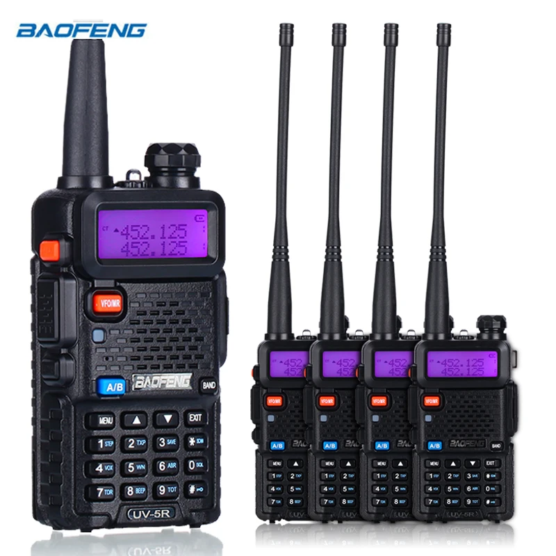 BaoFeng UV-5R Walkie Talkie Two Way Radio upgrade version baofeng uv5r 128CH 5W VHF UHF 136-174Mhz & 400-520Mhz | Мобильные