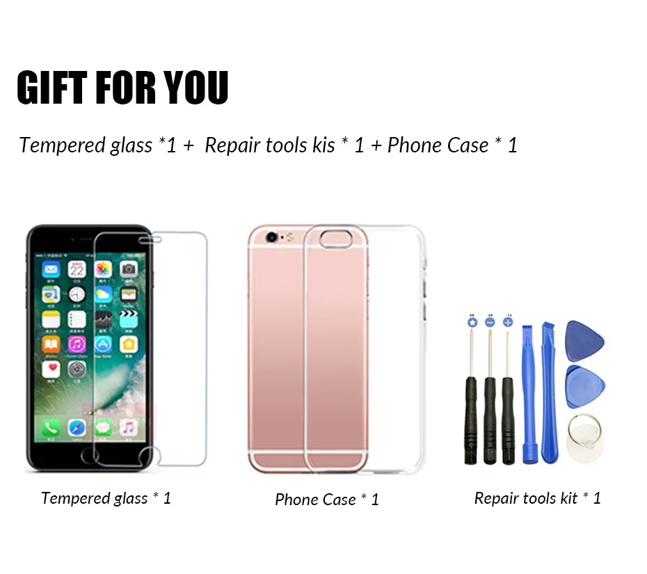 AAA качественный сенсорный экран с ЖК-дисплеем для iPhone 5 5S 5C SE ЖК-дисплей дигитайзер