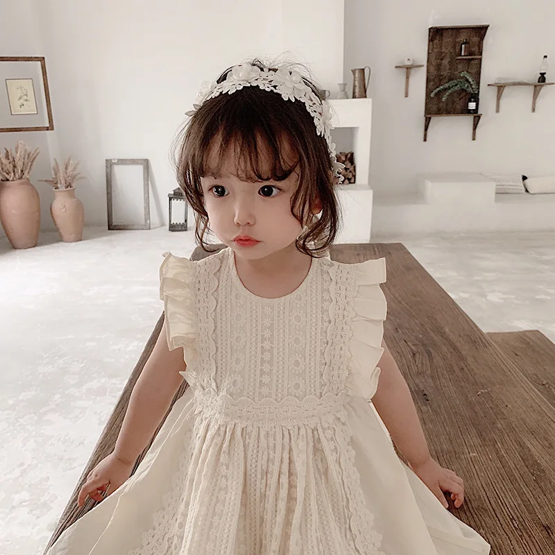 Children's Dresses and Girlsɽresses In Korean Version New Summer Princess Dress Baby Maid Fashion | Детская одежда и