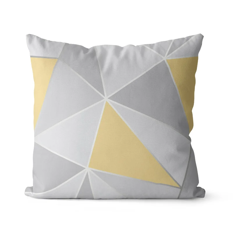 Logoadds Подушка Чехол из розового золота с геометрическим рисунком ананаса