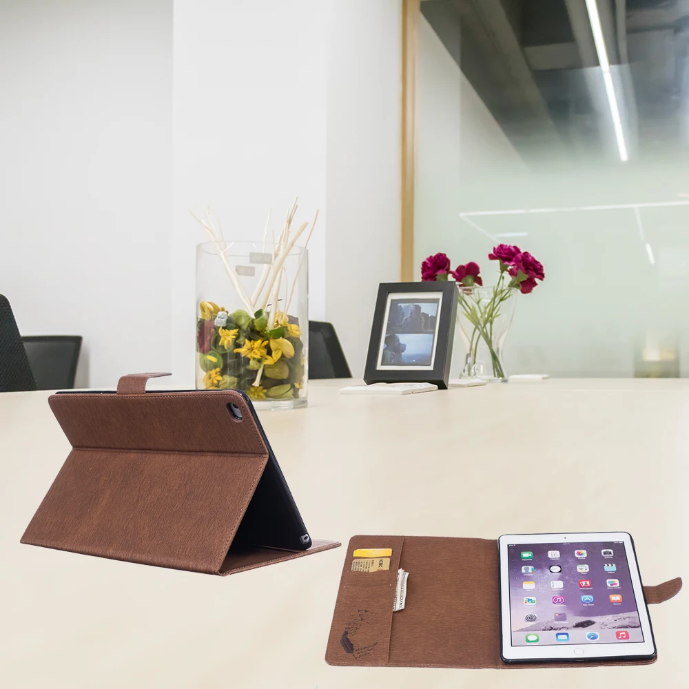 Чехол для ipad air 2 Чехол Air1 из искусственной кожи+ мягкий чехол на заднюю панель с кошельком и отделением для карт A1566 A1567 чехол для ipad air 1 2 Чехол