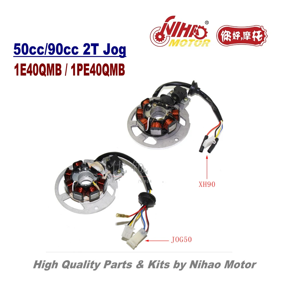 TZ-01 JOG 50cc статор Магнето катушка 2 тактный двигатель части 1E40QMB 2T Jog китайский мотоцикл Скутер 50 70 90cc Nihao мотор