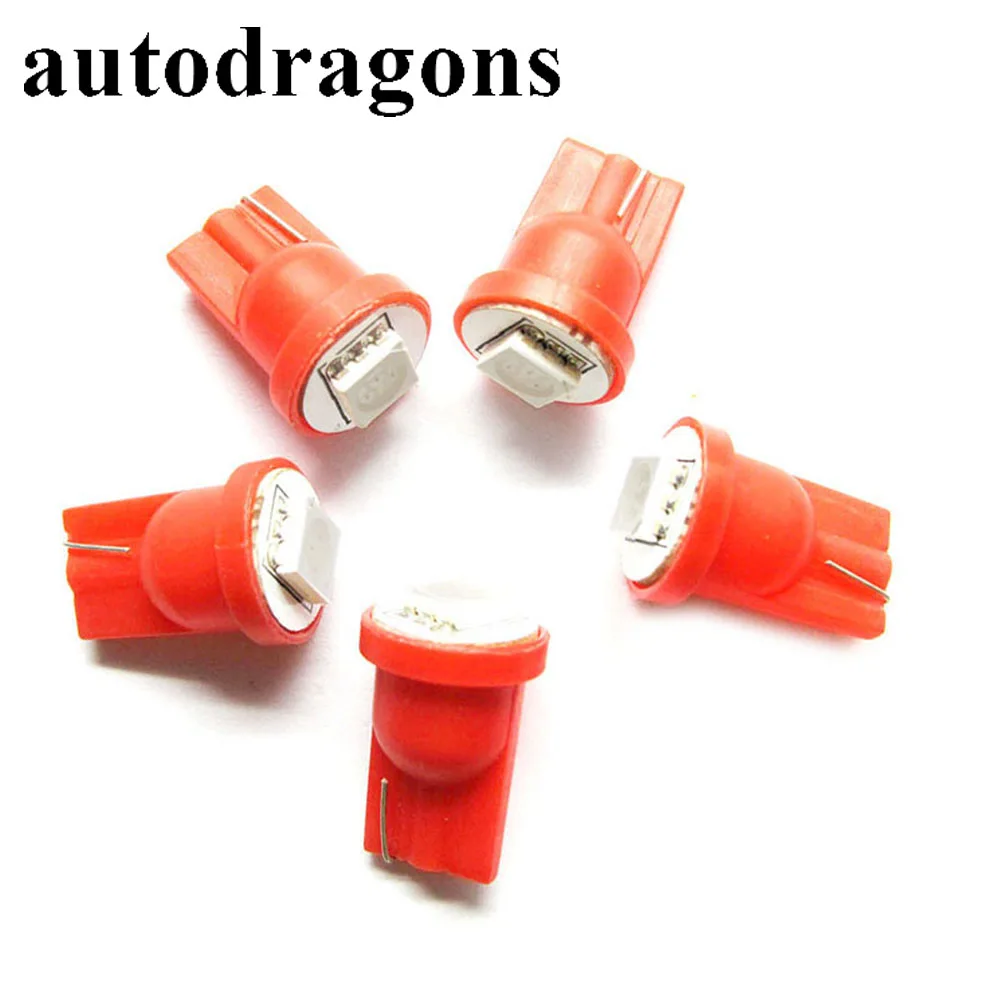 Autodragons яркий 20 шт led пинбол Клин #555 194 AC 6 3 V SMD машина лампа без ореолов мерцания|w5w