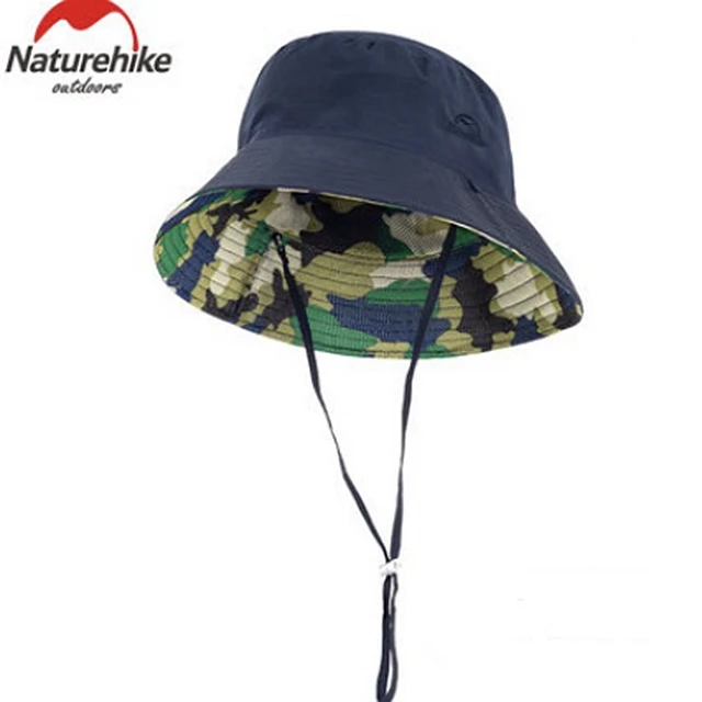Update Navy NatureHike наружная туристическая шляпа мужская УФ-Защитная Складная пляжная мужская женская летняя кепка шапки с ветровой веревкой рыбалка, путешествия Кепка s - Цвет: Update Navy