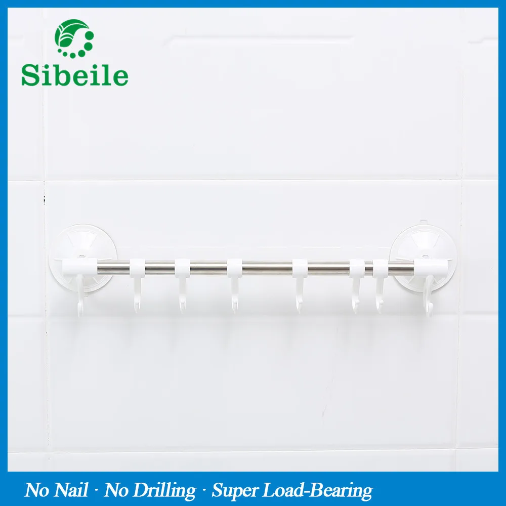 SBLE Нержавеющая сталь двери подвесная полка Полотенца бар держатель губки для