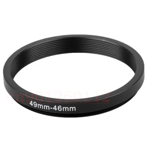 

49-46mm 49mm-46mm 49 to 46 Black Aluminum metal Neutral Brand Step down Filter Ring lens Adapter