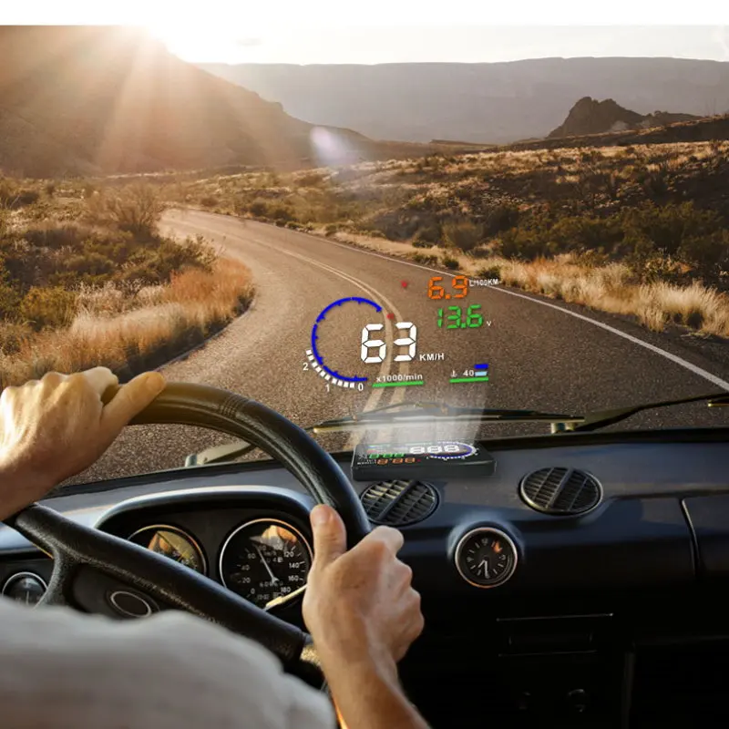 Автомобильный дисплей на лобовое стекло HUD для Honda Elysion 2012-2015 безопасный экран