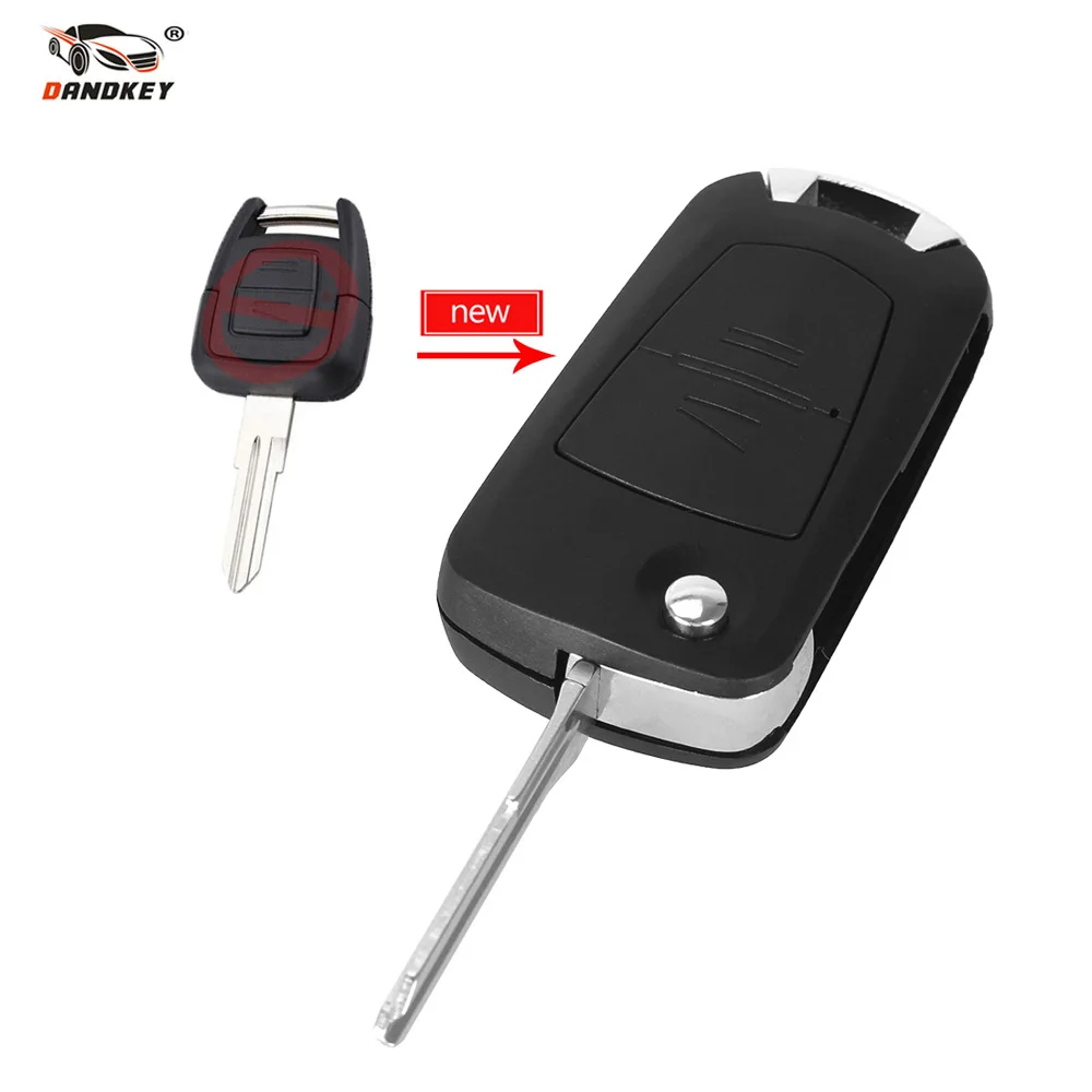 DANDKEY 3 кнопки дистанционного ключа чехол для Opel Vauxhall Omega Signum/Astra H/Corsa D/Vectra C/Zafira с