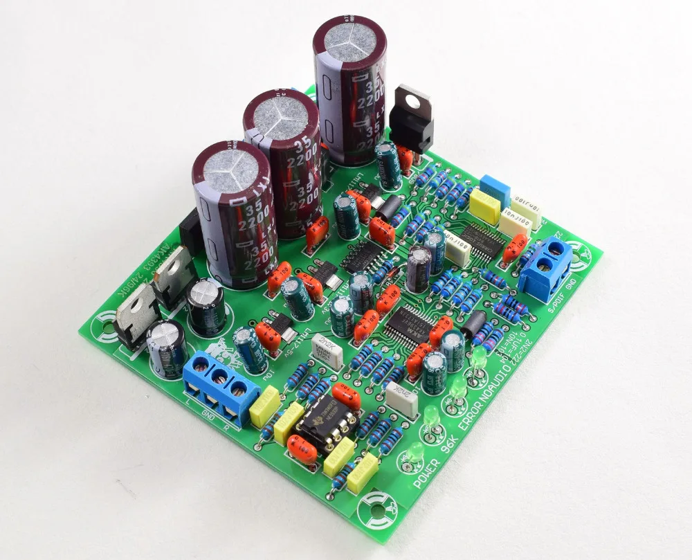 24 бит 192 K Гц ЦАП CS8416 + AK4393 5532 SPDIF для аудио выход набор предусилителя LJM|dac cs8416|preamplifier